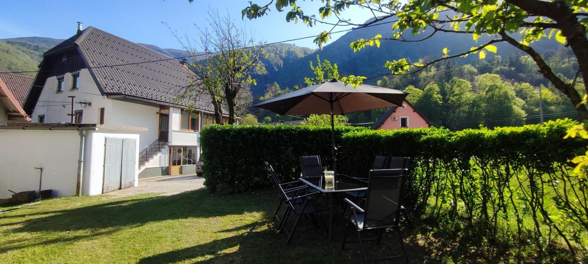 Apartma Soca Oasis Srpenica Kültér fotó